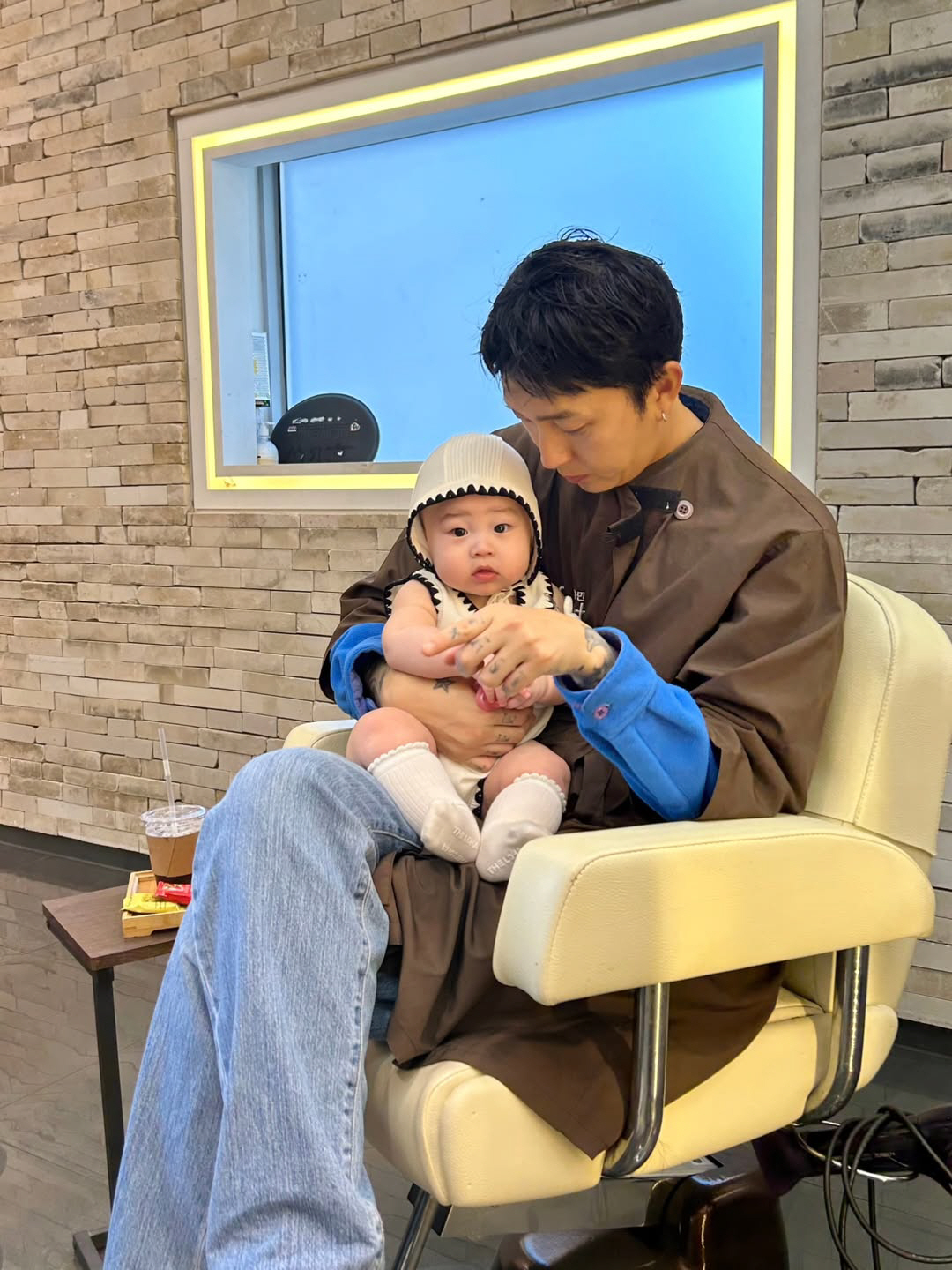 슬리피子, '189cm' 父 닮아 7개월에 '길쭉+큰 눈망울'..."상위…