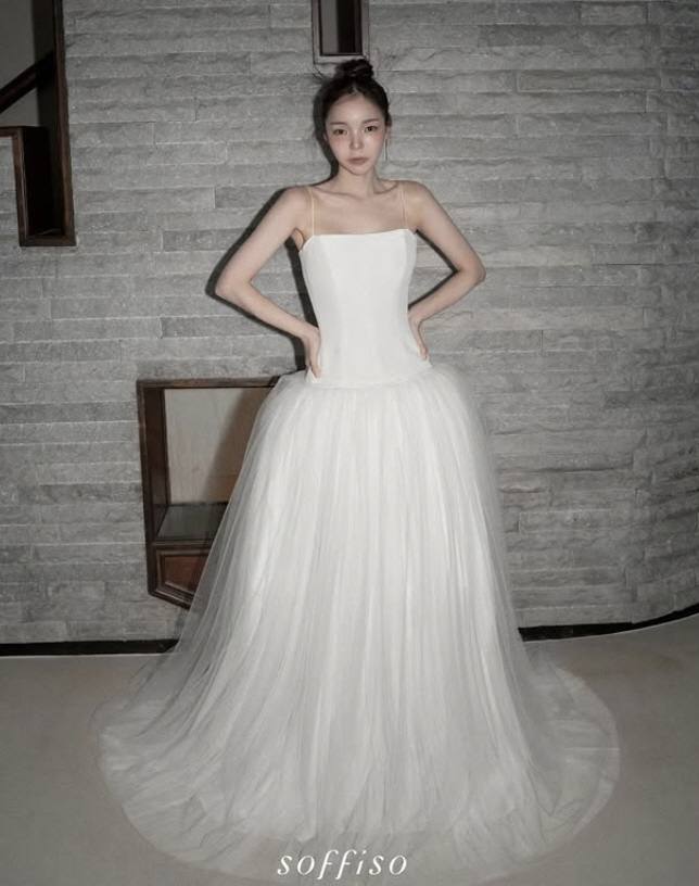 '결혼 D-3' 박진주, 이렇게 청순했나..예비남편♥도 놀랄 웨딩드레스 …