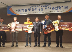 김포시농업기술센터, 식량작물분야 기술보급 활성화 최우수상 수상