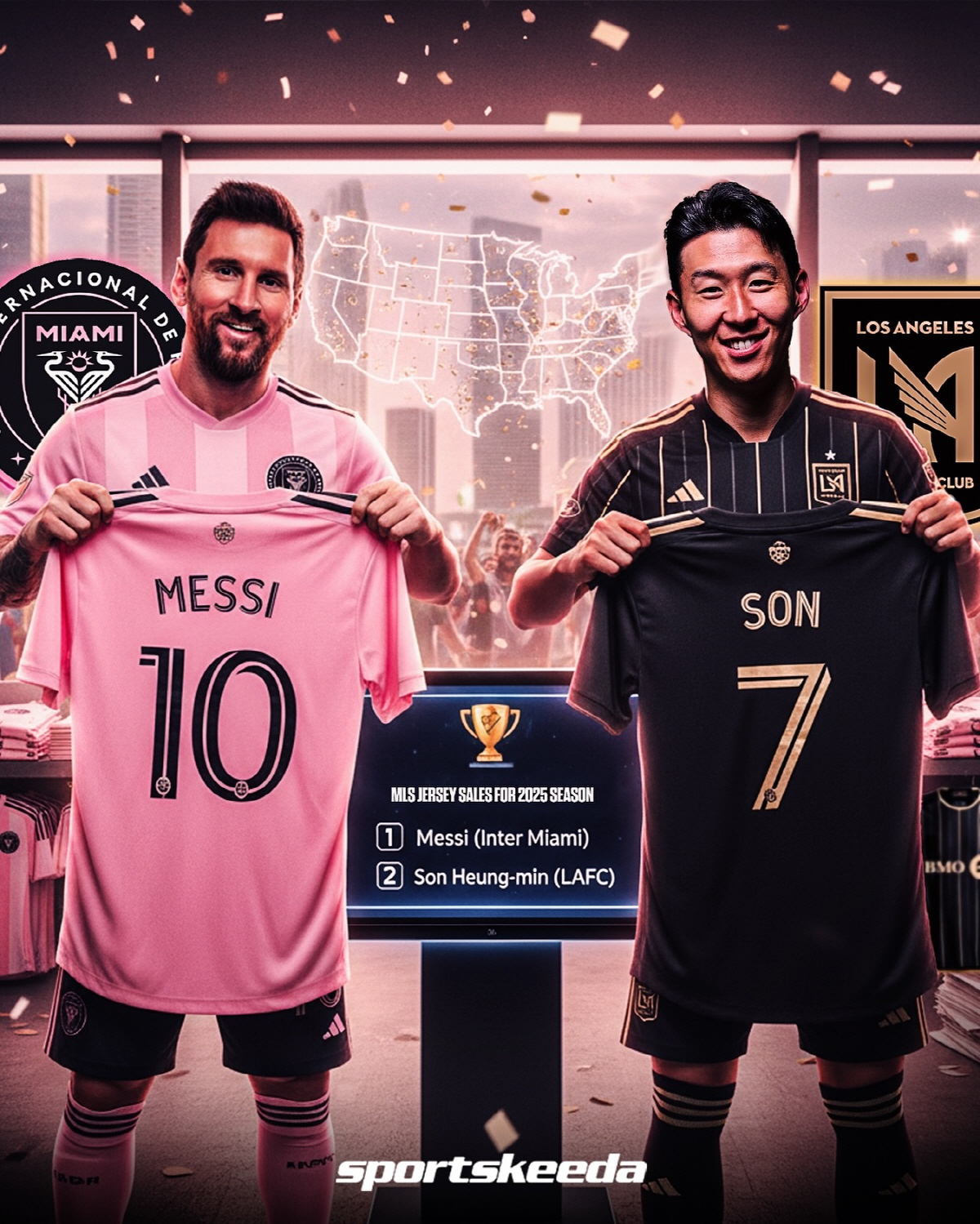 손흥민 완벽 패배, 'GOAT' 메시는 넘을 수 없는 벽...'인간계 1…