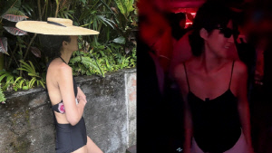 홍진경, 40kg대로 빠진 뒤 '뼈말라' 비키니 자태...인생 휴가서 힐링 중