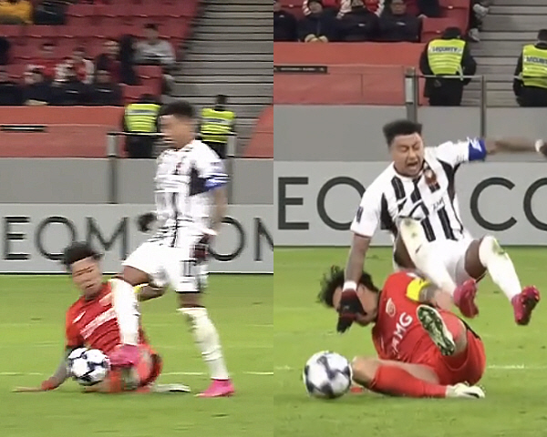 中 제정신인가, "'린가드에 살인태클' 장린펑, FC서울 도발에 팀원 보…