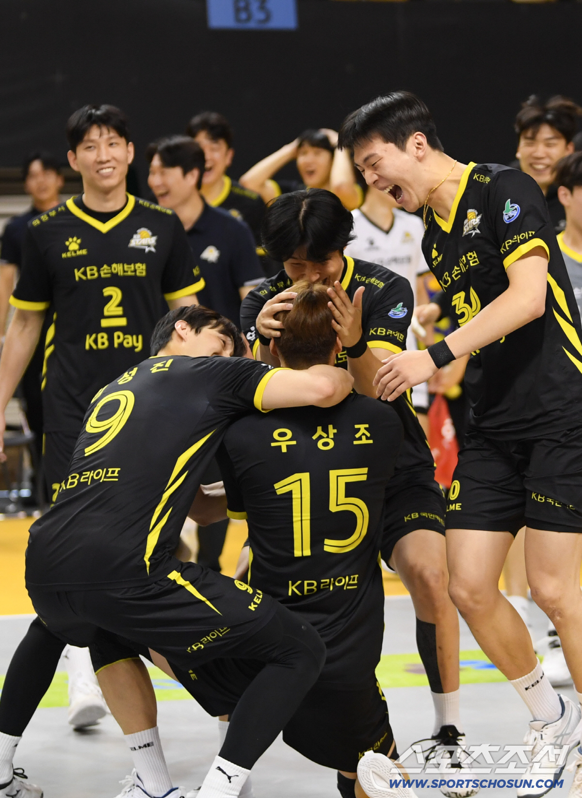 [포토] KB손해보험, 극적인 승리