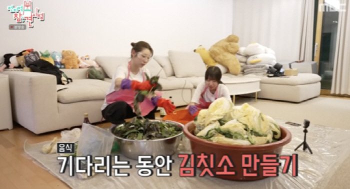 쯔양, 김장 20포기·수육 6kg·굴 2kg…초대형 먹방에 4만kcal …