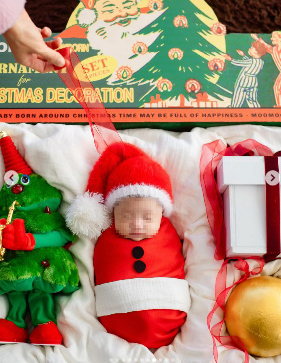 이시영, 논란됐던 '본아트' 또 올렸다…신생아 장식품 연출 논쟁 재점화