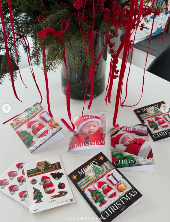 이시영, 논란됐던 '본아트' 또 올렸다…신생아 장식품 연출 논쟁 재점화