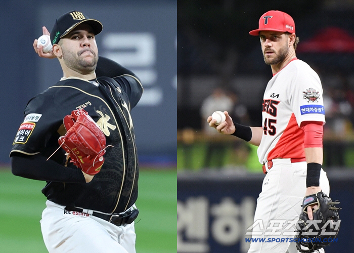 '10승 가능' 헤이수스, '35홈런 괴력' 위즈덤 시장 나왔다...KB…