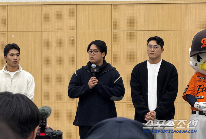 '한화 강백호'의 첫 공식 행사…팬들 향한 다짐