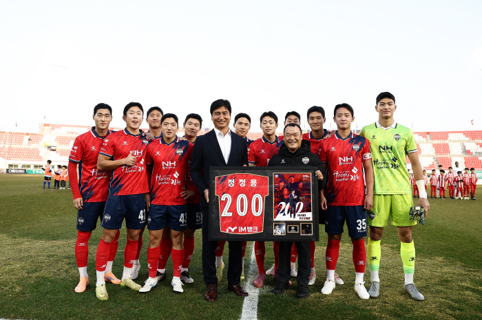 [현장인터뷰]'3위' 정정용 감독 "(2026년) 김천 상무, 마지막 한 해…팀 목표로 우승 해보고 싶다"