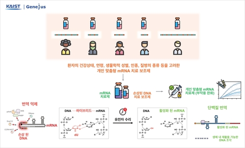 'mRNA 치료제 부작용 억제'…단백질 생성속도 처음부터 조절