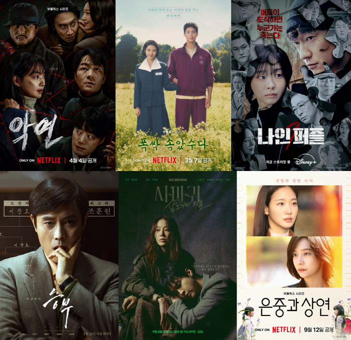 2025년 카카오, 아이유 '폭싹 속았수다'→김고은·박지현 '은중과 상연' 있었다