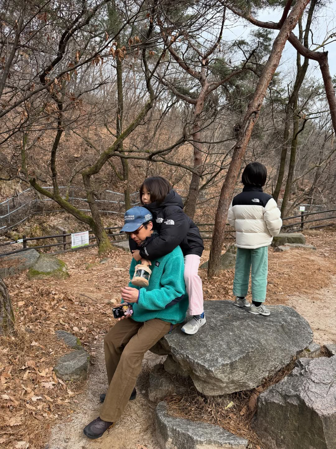 김나영子, 2달차 '아빠' 마이큐 제일 좋다더니...등에 업혀 애교 "가…
