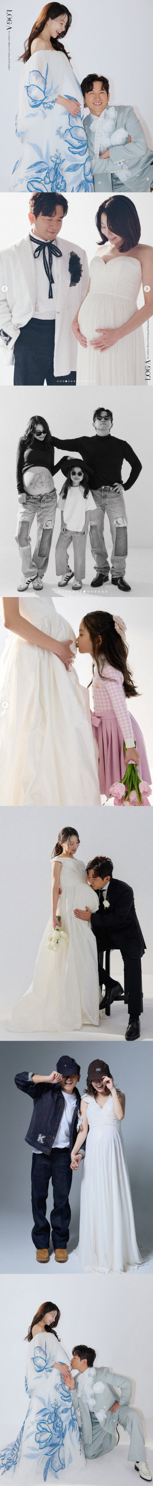 이민우, 6세 딸과 ♥이아미 만삭 화보 