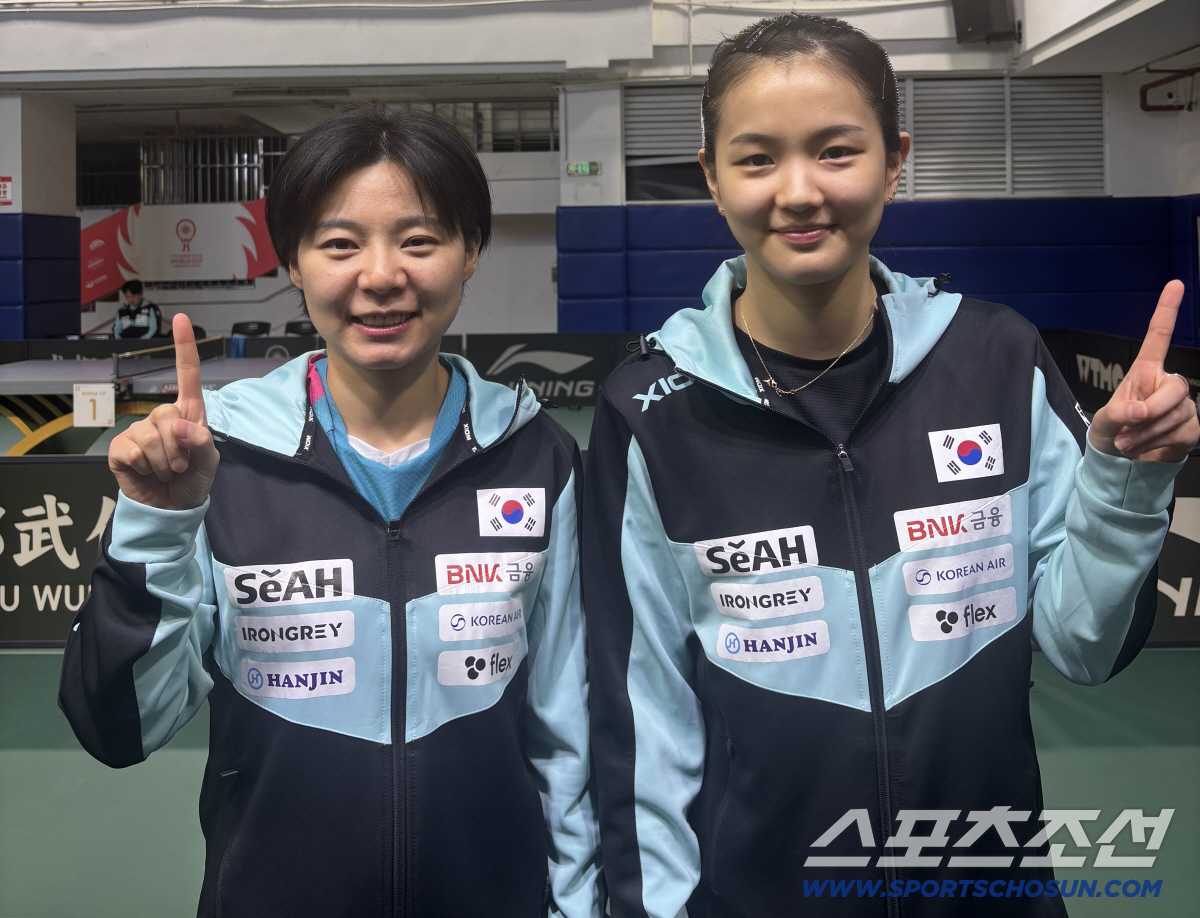 "0-4→8-6 짜릿 역전승!" 함께일때 더 강한 韓탁구,대만 꺾고 2연…