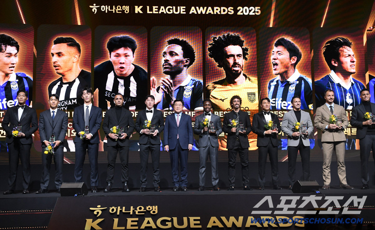[포토] K리그2 베스트11 영광의 얼굴들