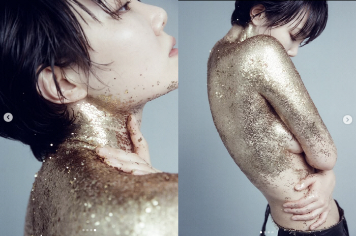 "이경실 딸 맞아?"…엄마도 놀랄 상탈 파격 화보 "금가루 부족했다"