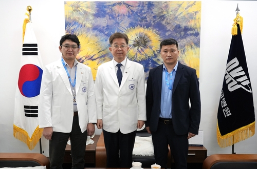 단국대병원·충남도의사회, 몽골 의사 2명 초청 연수