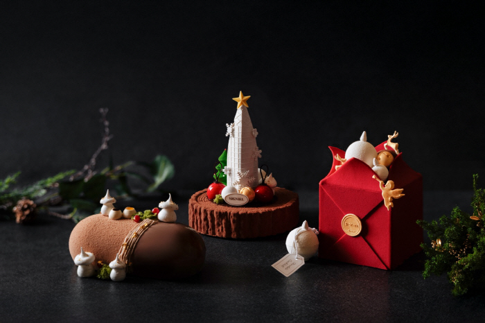 "크리스마스의 완성은 케이크" 롯데 시그니엘 서울·부산, 시즌 한정 제품 출시