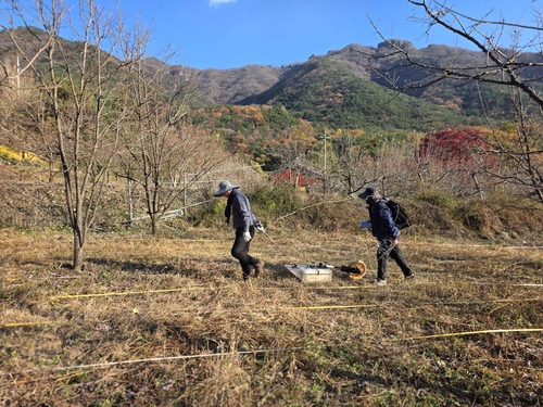 옛 절터 땅 아래 조사한다…국립문화유산연구원, 지하 물리탐사