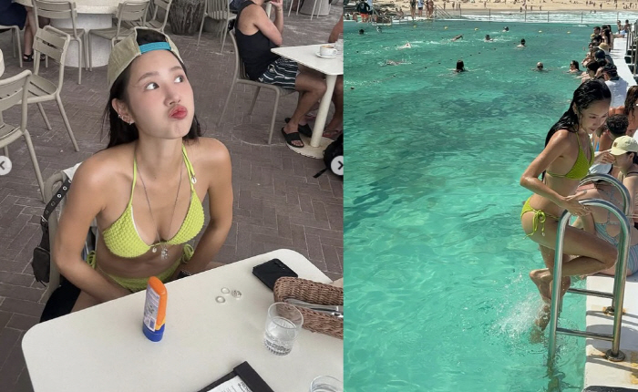 '10㎏ 뺀' 소유, '49kg' 비키니 자태..말랐는데 볼륨감 그대로