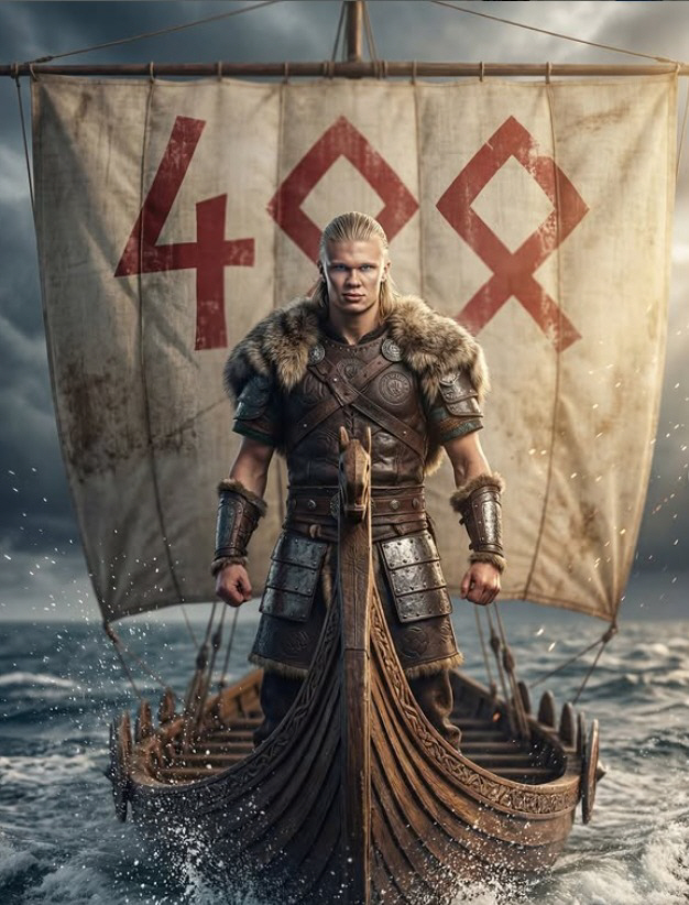 "EPL 최소 경기 100호골이 전부가 아냐" '1골 2도움' 홀란 미쳤…