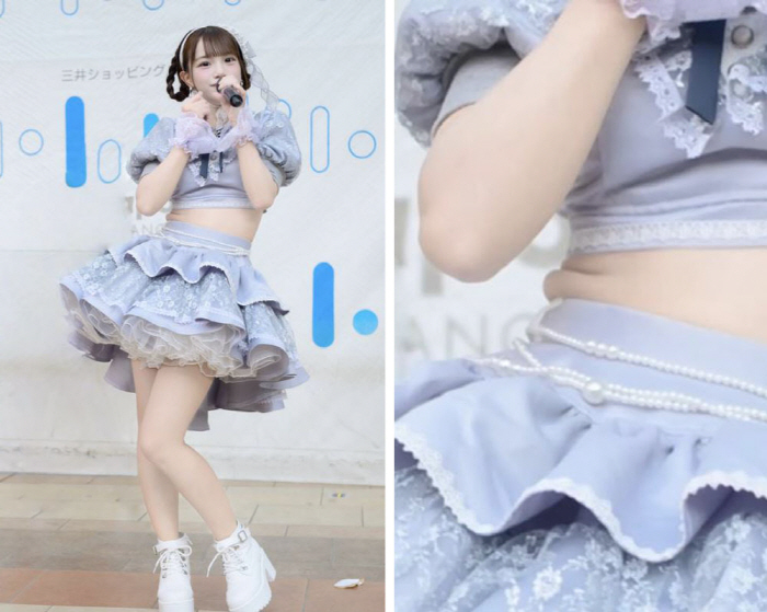 '접힌 뱃살' 노출한 아이돌 "예쁘게 보정" 부탁에 팬들 창의력 '뿜뿜'