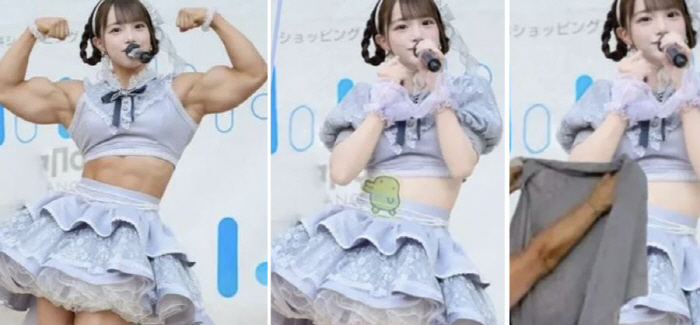 '접힌 뱃살' 노출한 아이돌 "예쁘게 보정" 부탁에 팬들 창의력 '뿜뿜'