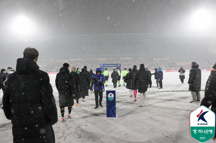 "선수들 안전상의 이유+판정의 어려움" 부천-수원FC, 승강 PO 1차전…