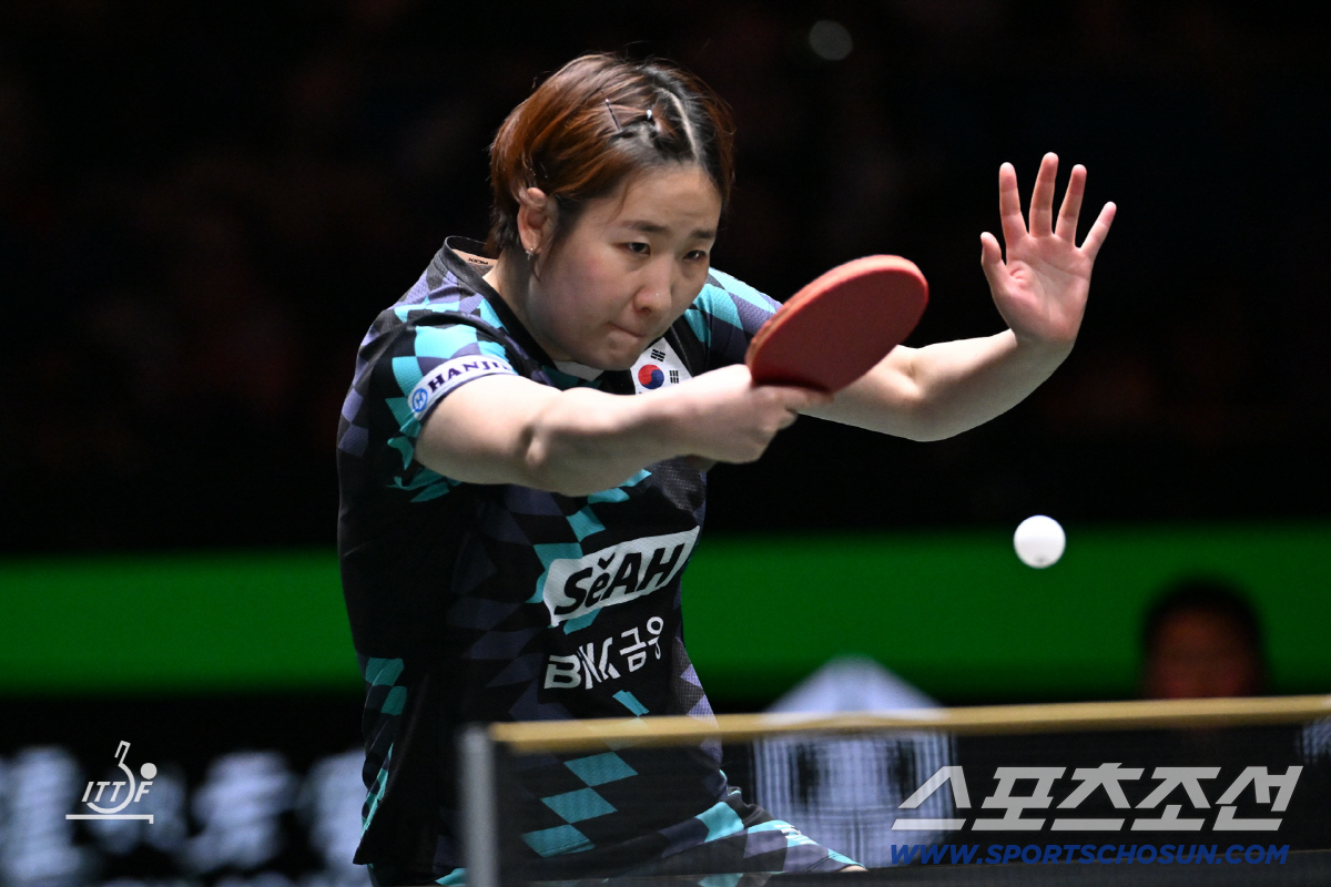 "에이스 장우진 3점 활약"韓,'난적'홍콩에 8대5승! 신유빈 무릎 피로…