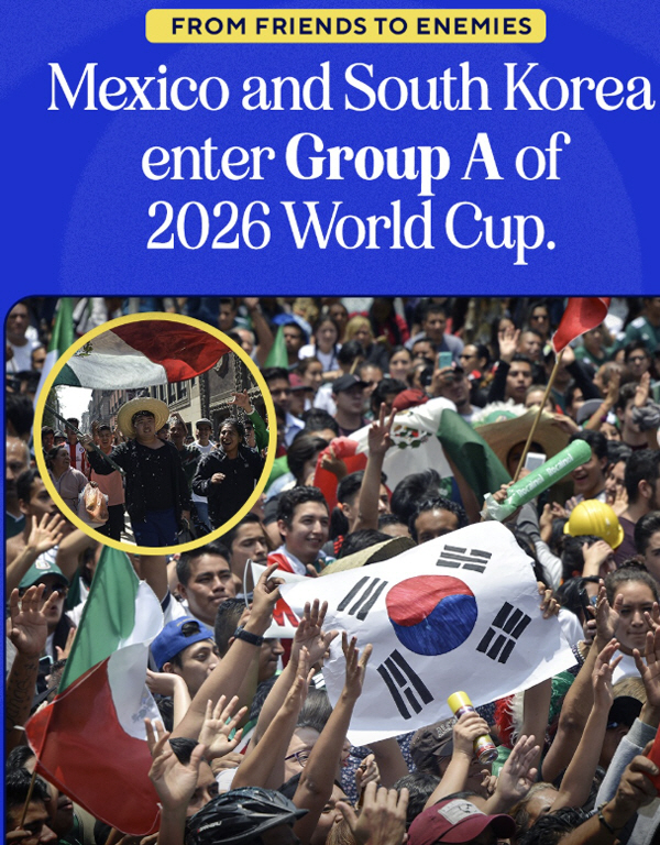 "손흥민은 멕시코의 영웅" "고마웠어 한국" 월드컵 조 추첨 후 '카잔의…