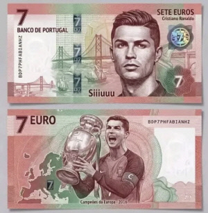 '포르투갈의 세종대왕' 호날두, '유로 지폐'에 얼굴 새긴다고? 알고보니…