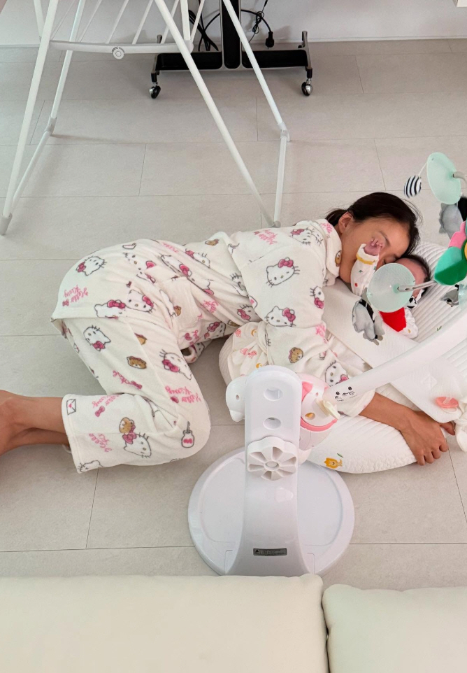 이시영, 출산 한달 만 기쁜 소식 "1.9kg로 와준 둘째, 3kg 됐다…