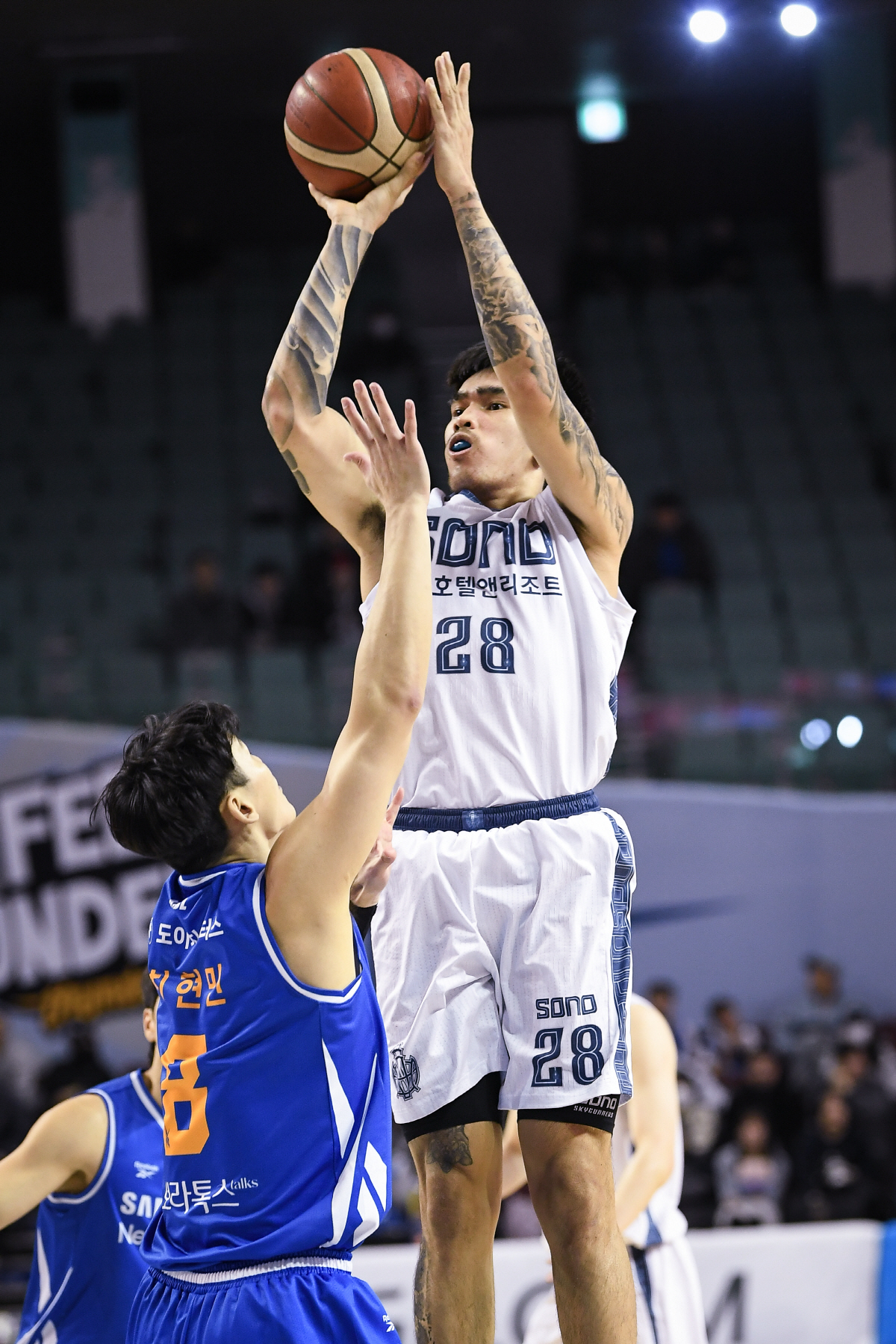 [현장리뷰]'켐바오+이정현 35득점 합작' 고양 소노, 서울 삼성 75-…