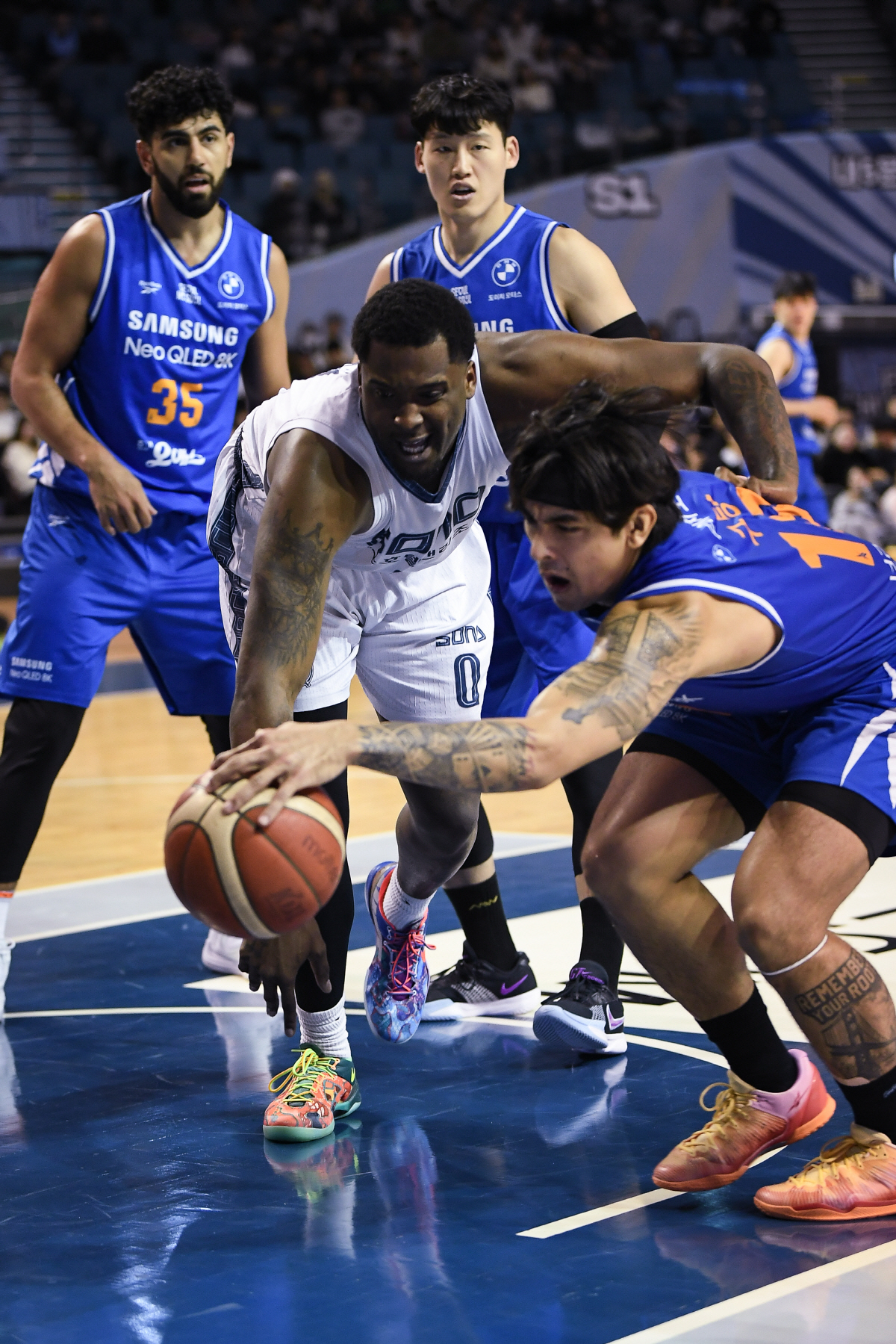 [현장리뷰]'켐바오+이정현 35득점 합작' 고양 소노, 서울 삼성 75-…