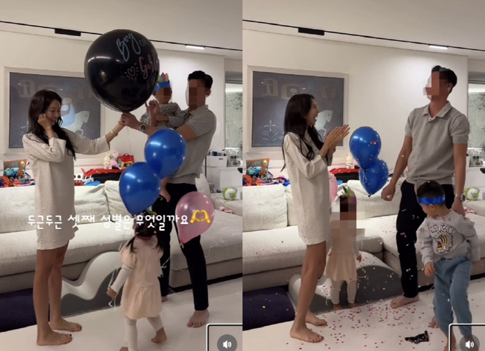 '재벌2세' 이필립♥박현선, 셋째 성별 공개 "6년째 임신·출산 반복"