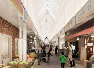 시간 켜켜이 쌓인 통인시장, 혁신 디자인 입고 새 랜드마크로