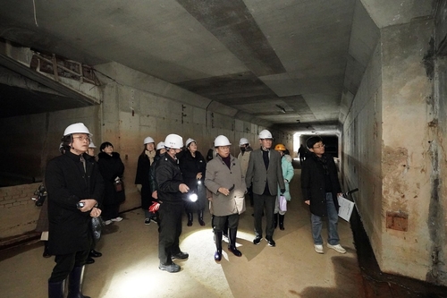 성남시, '물빛정원' 지하공동구 112ｍ 구간 시민공간으로 재구성