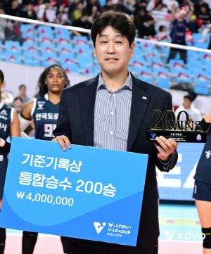 김종민 한국도로공사 감독, 여자배구 최다승 사령탑 눈앞