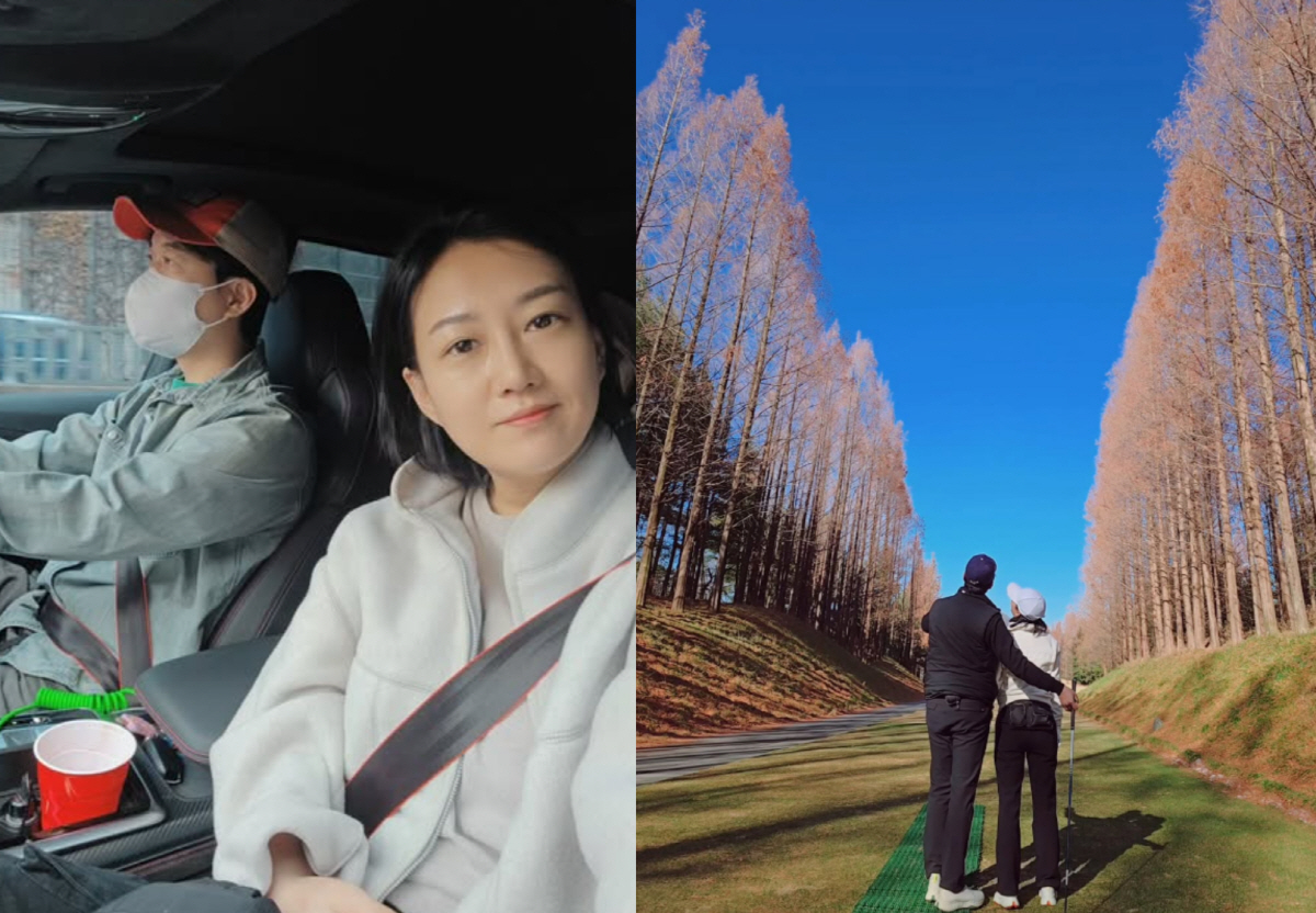 장윤정, 건강이상 고백후 완쾌..♥도경완과 골프장 데이트