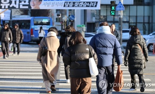 아침 대부분 지역 영하권 추위…낮 최고 6∼11도