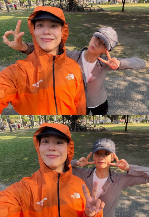 박보검x혜리, 대만서 '동반 러닝' 포착..마스크 없이 달린 '응팔' 커플
