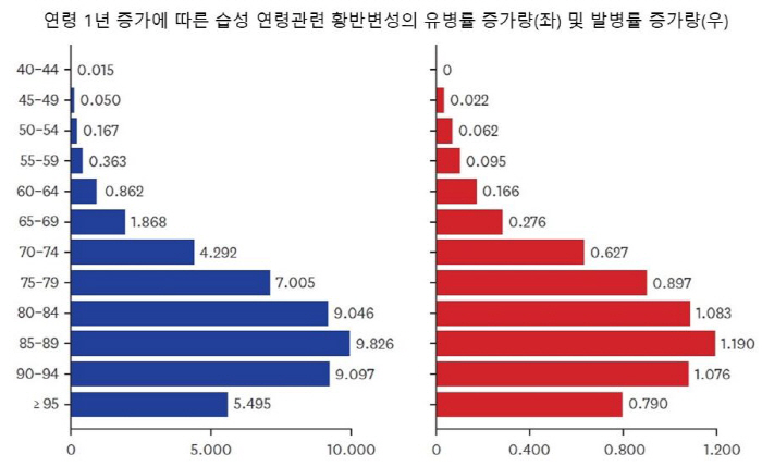 "2040년 시각 장애 유발 습성 연령관련 황반변성 환자 37만 4천명"…