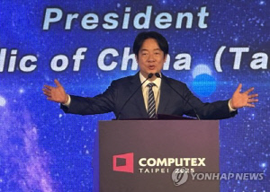 대만 총통, 중국 '韓日 주변 군사활동'에 