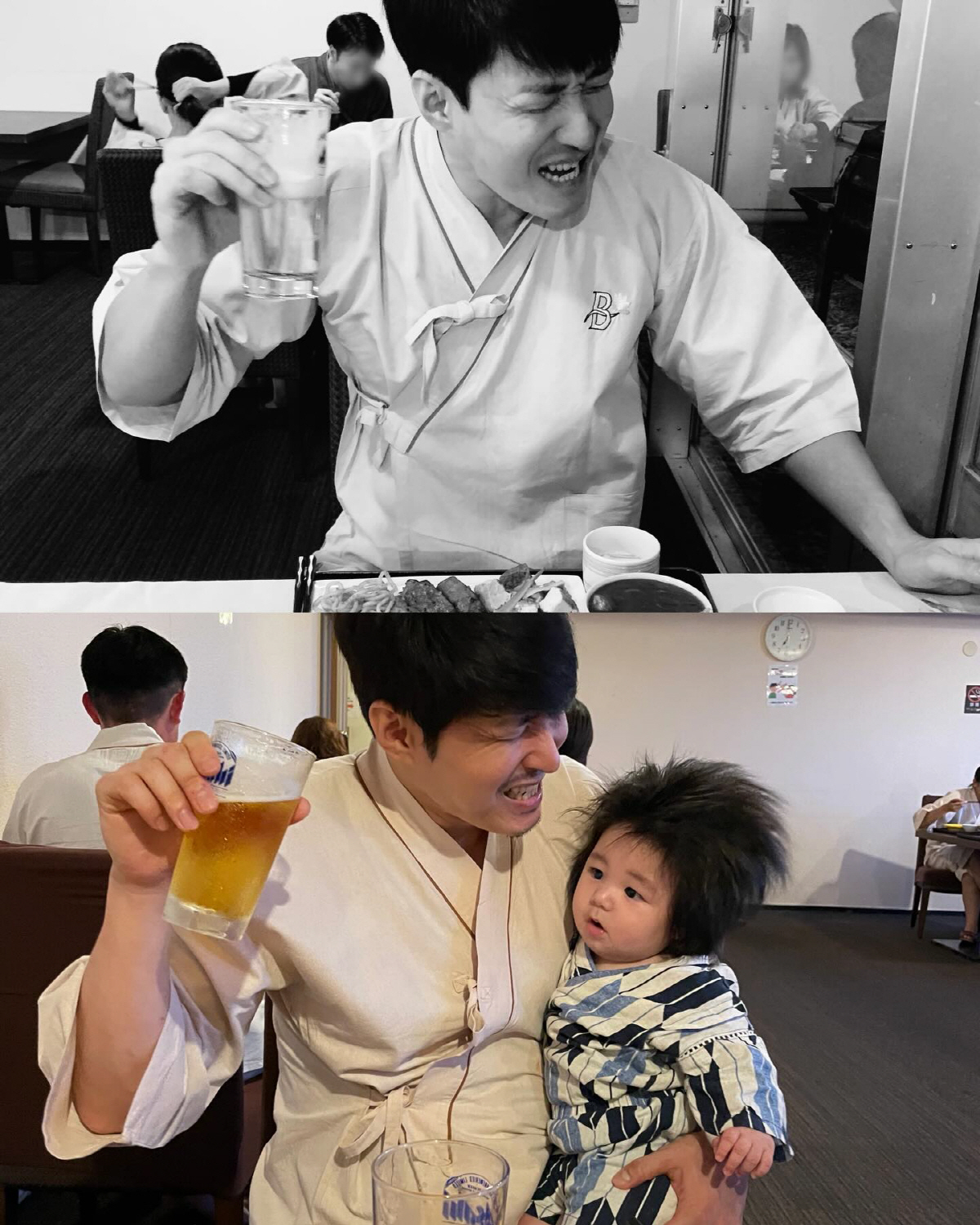 심형탁 子하루, 복덩이 맞네...광고 수입 5억→셋이서 여행 "행복해보여…