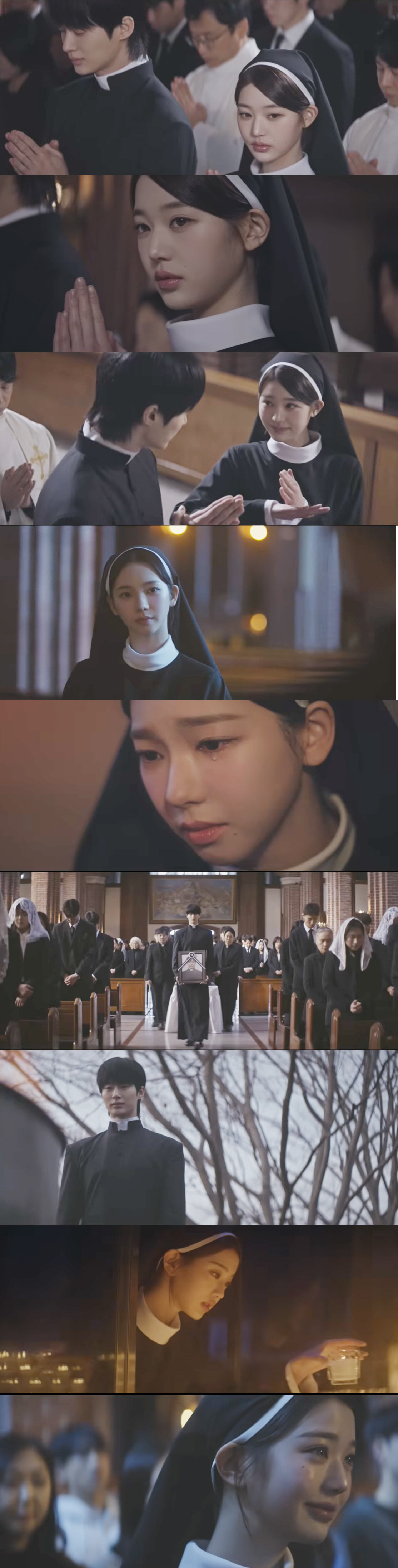 변우석·장원영·카리나, 이 조합 실화? 사제·수녀 비주얼까지 美쳤다