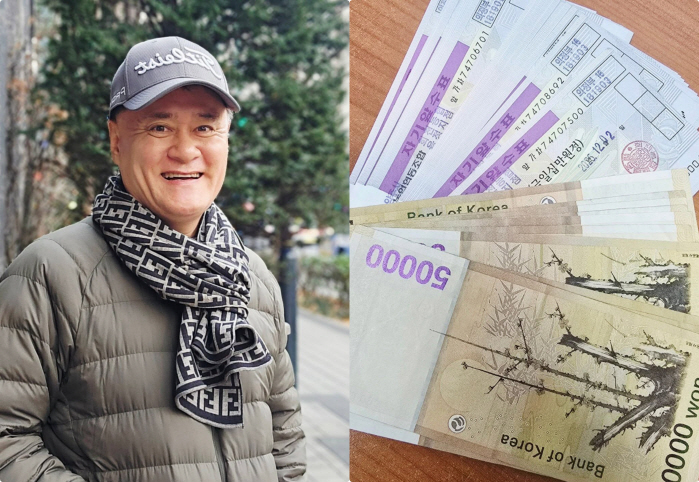 몇년 만에 찾아와 수표 다발..여경옥 셰프, 빌려준 돈 받고 울컥 "동생 잃은 줄 알았는데"