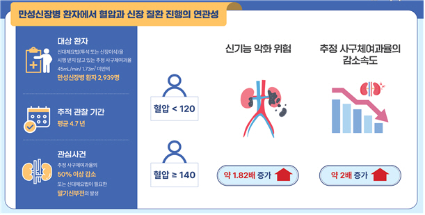국내 말기신부전 환자 10년간 2배 ↑…고혈압 환자 신장 기능 악화 위험 '1.82배'