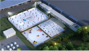 인천아시아드주경기장 남측광장에 이달 19일 스케이트장 개장