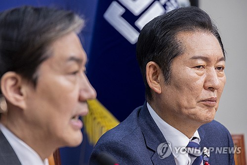 정청래 "내란청산 먼저"…조국 "내란종식 마무리는 정치개혁"