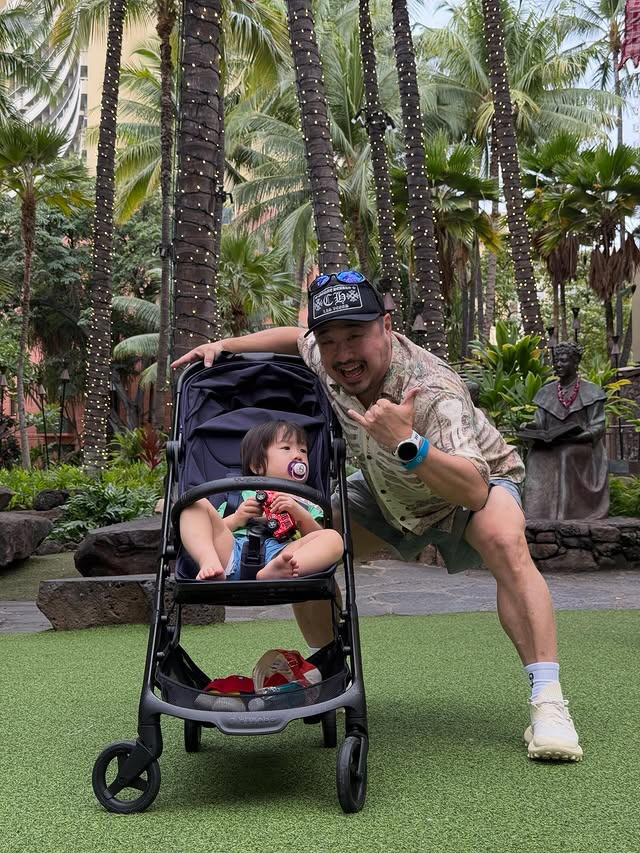 강재준♥이은형, 16개월 子와 하와이 떠났다 "9시간 비행 통잠, 진짜 효자"